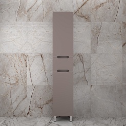 Style Line Шкаф пенал Матис 36 Plus тауп темный – фотография-2